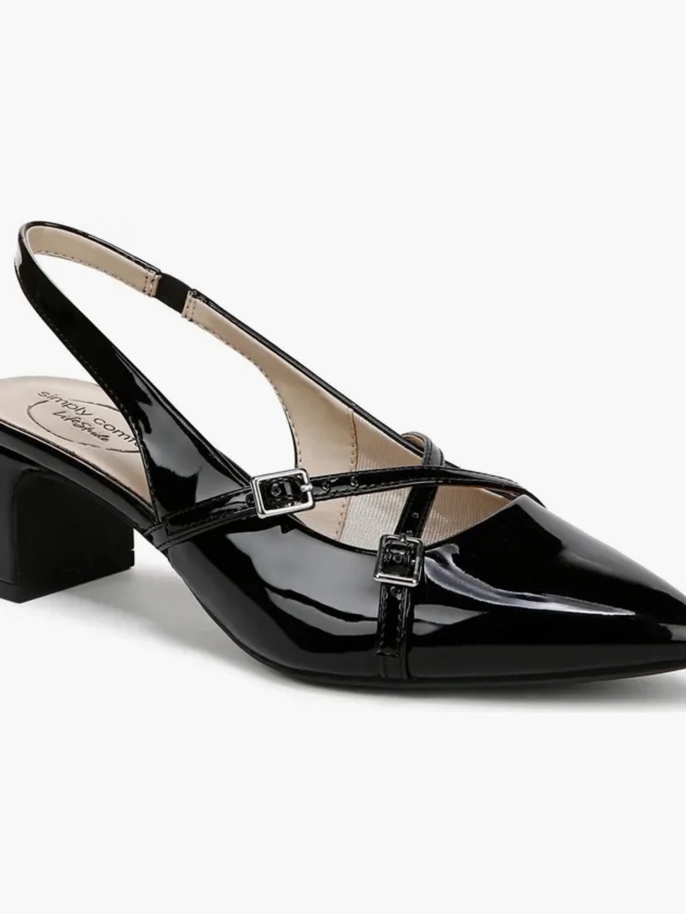 LifeStride Melissa pointed toe Slingback pump size 7.5 shoes - Picture 9 of 9